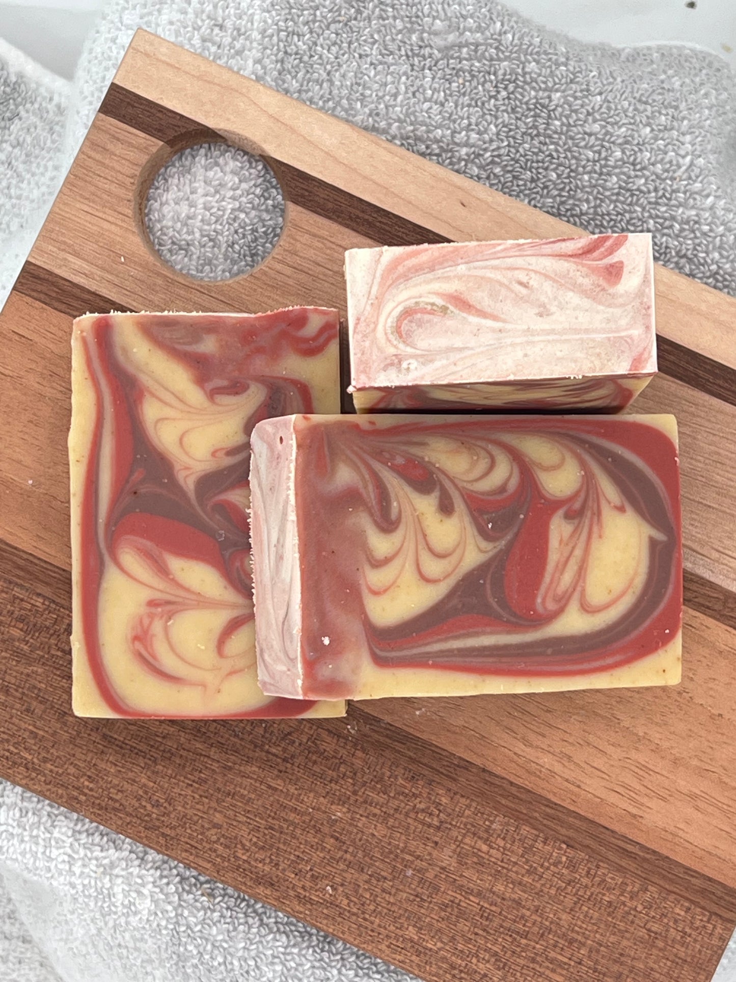 Autumn Blaze Tallow + Goat Milk Bath Soap