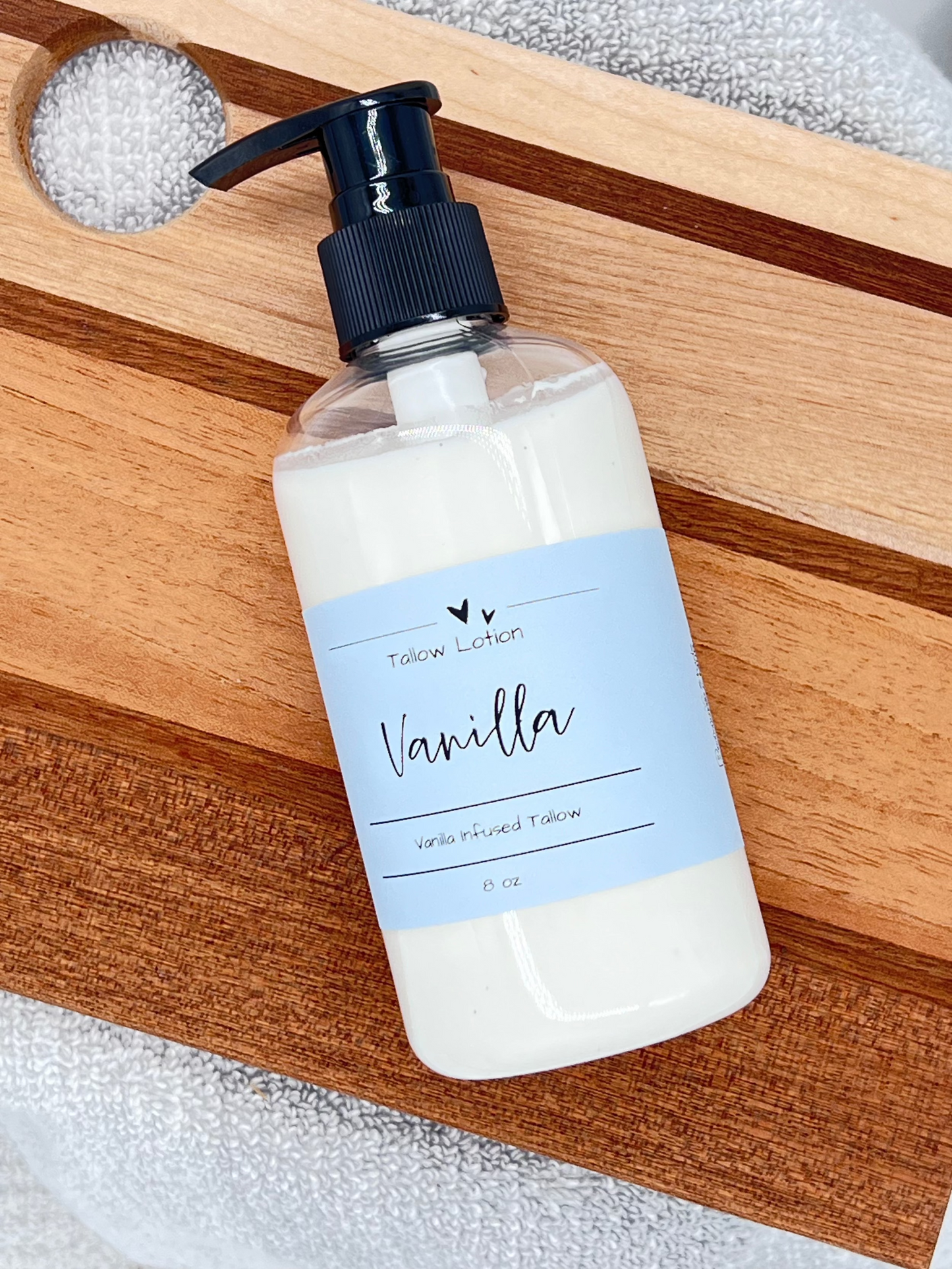 Vanilla Infused Tallow Lotion