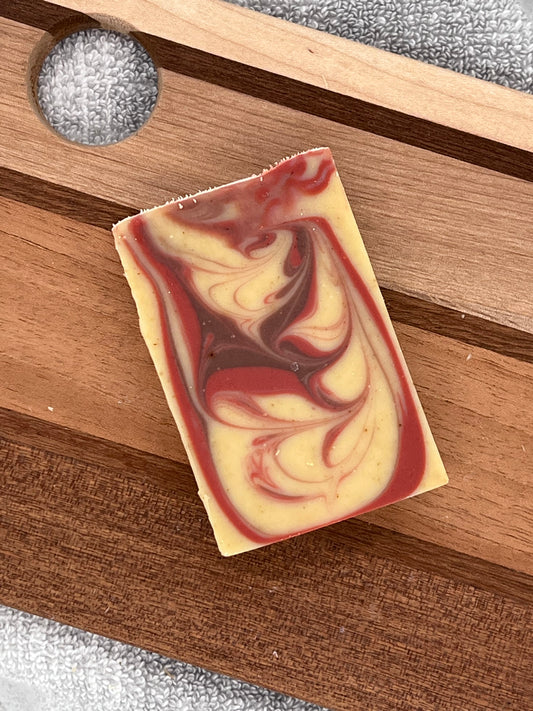 Autumn Blaze Tallow + Goat Milk Bath Soap